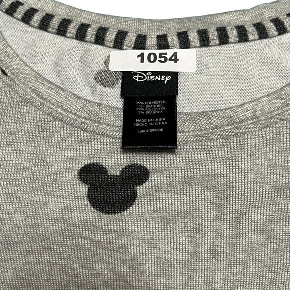 Disney Mickey Mouse Soft Lightweight Top with Drawstring Waist Size Large - Picture 7 of 8
